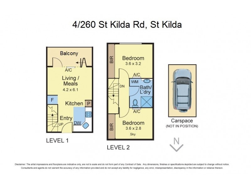 04/260 St Kilda Rd, St Kilda VIC 3182 Floorplan