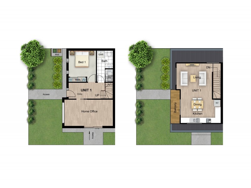 1/135 Williamstown Rd, Yarraville VIC 3013 Floorplan