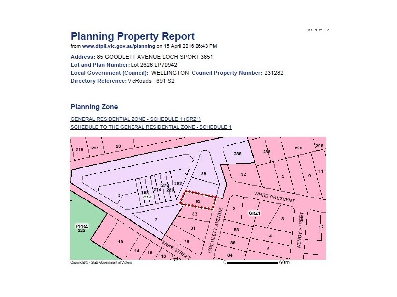 85 Goodlett Avenue, Loch Sport VIC 3851 Floorplan