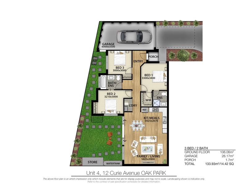 4/12 Curie Avenue, Oak Park VIC 3046 Floorplan