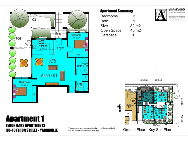 1B Cuming Street, Yarraville VIC 3013 Floorplan