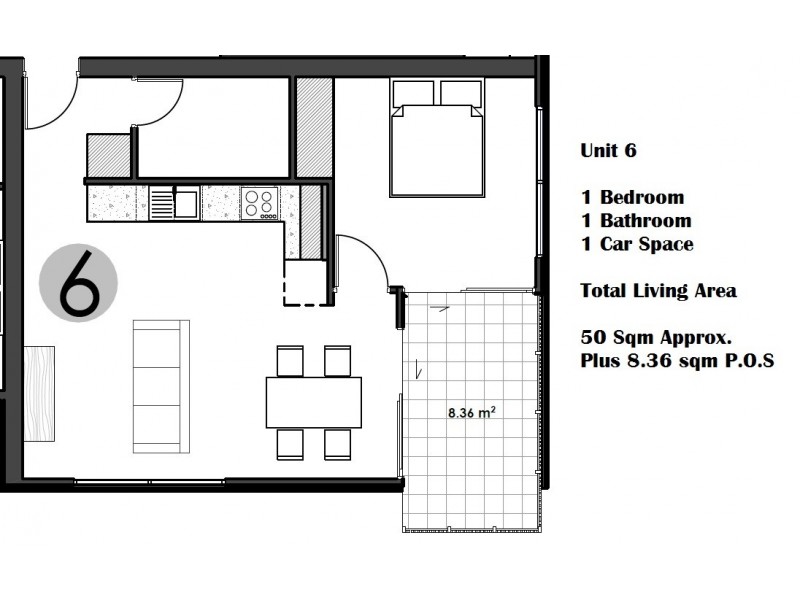 202/83 Fehon Street, Yarraville VIC 3013 Floorplan