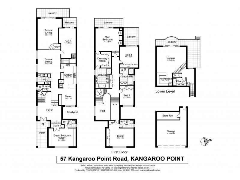 57 Kangaroo Point Road, Kangaroo Point NSW 2224 Floorplan