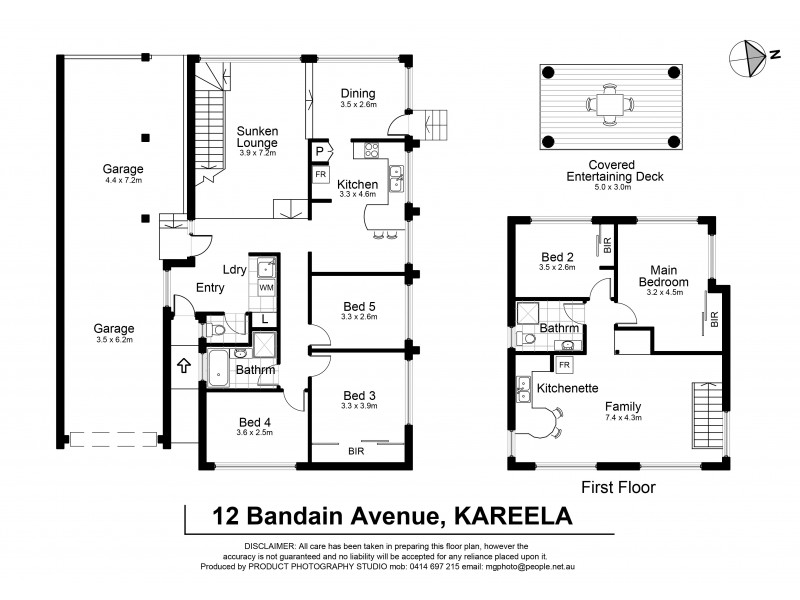 12 Bandain Avenue, Kareela NSW 2232 Floorplan