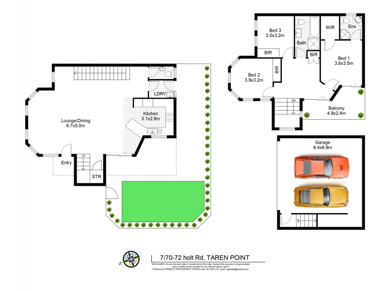 7/70-72 Holt Road, Taren Point NSW 2229 Floorplan