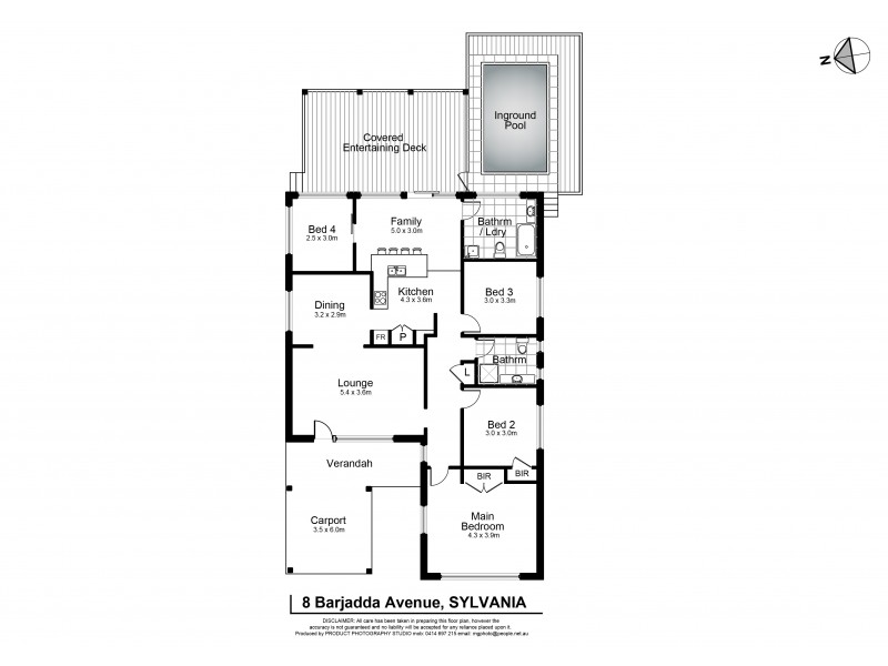 8 Barjadda Avenue, Sylvania NSW 2224 Floorplan