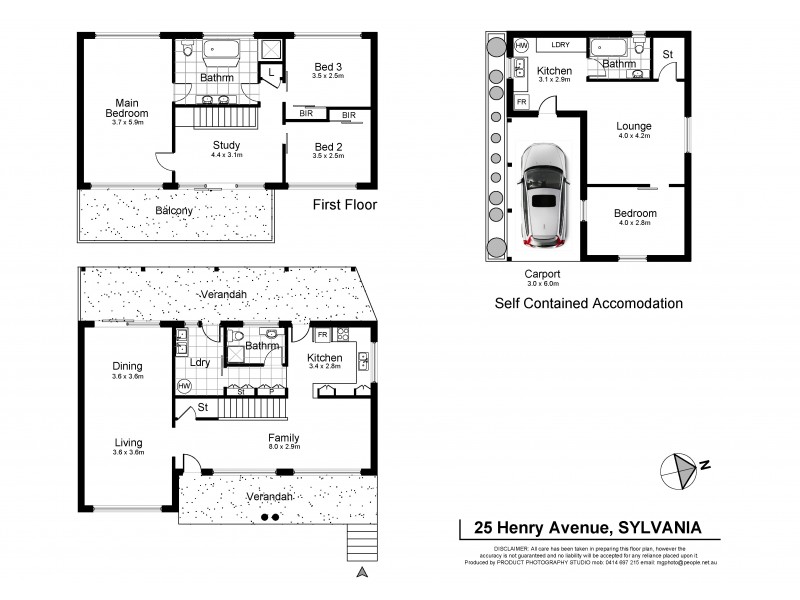 25 Henry Avenue, Sylvania NSW 2224 Floorplan
