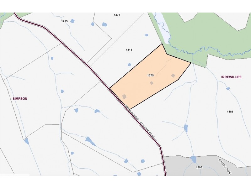 1375 Coradjil Road, Irrewillipe VIC 3249 Floorplan