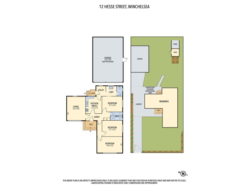 12 HESSE STREET, Winchelsea VIC 3241 Floorplan