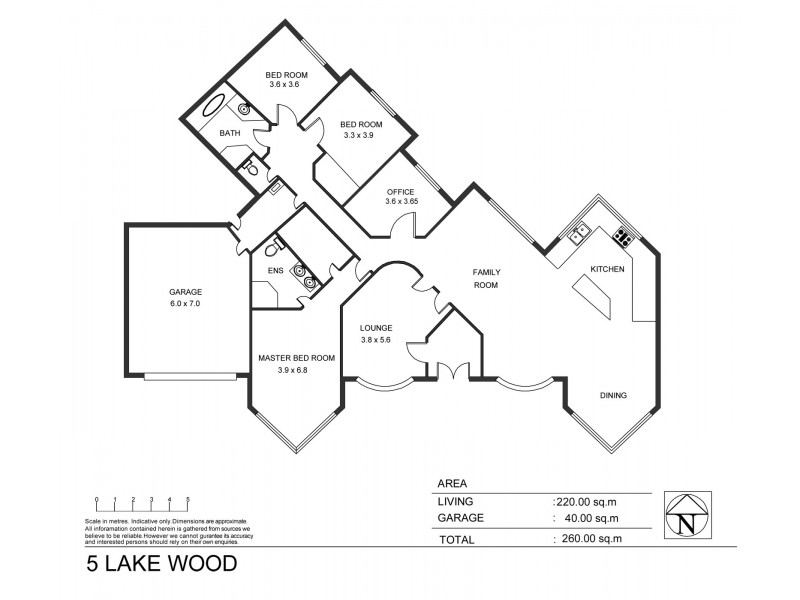 5 Lakewood Avenue, Mount Gambier SA 5290 Floorplan