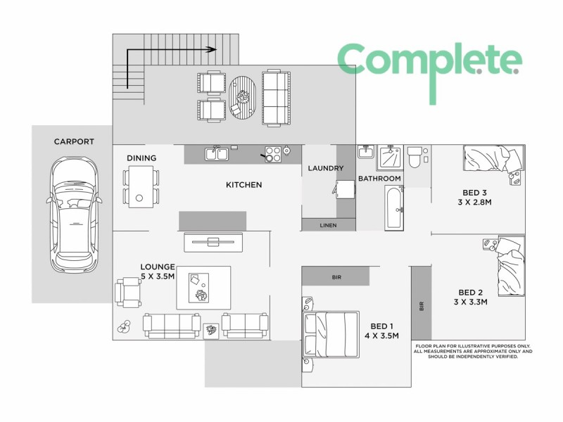 2 Hayes Crescent, Mount Gambier SA 5290 Floorplan