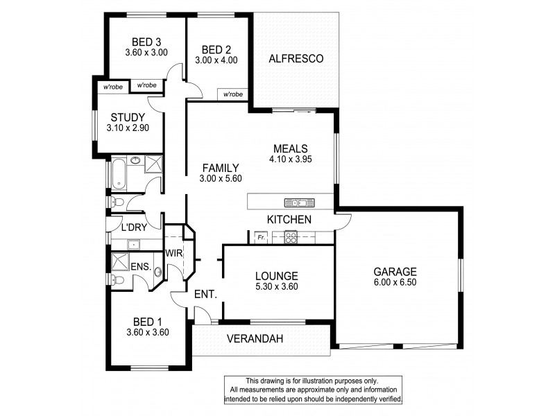 5 TASMAN COURT, Mount Gambier SA 5290 Floorplan