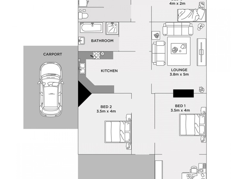 2 KEEGAN STREET, Mount Gambier SA 5290 Floorplan