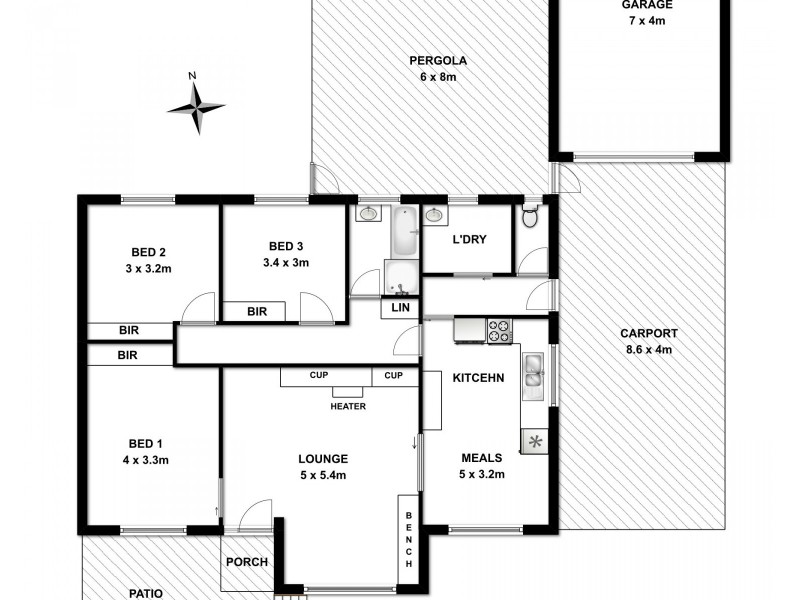 55 BANKSIA STREET, Mount Gambier SA 5290 Floorplan