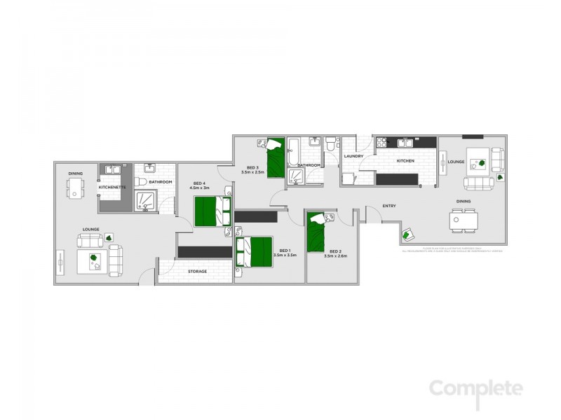 1 WERONA STREET, Mount Gambier SA 5290 Floorplan