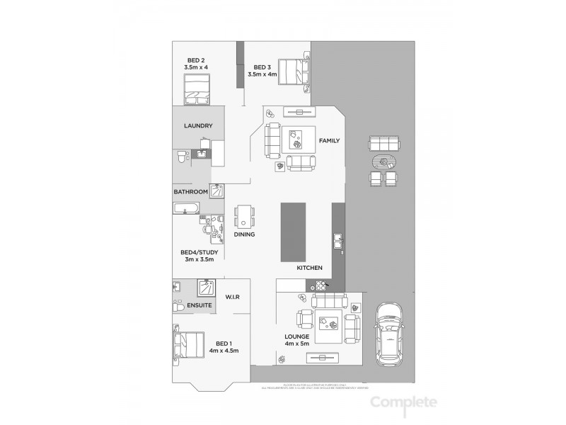 4 DERRINGTON STREET, Mount Gambier SA 5290 Floorplan