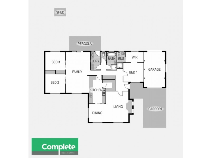 3 Badenoch Street., Mount Gambier SA 5290 Floorplan