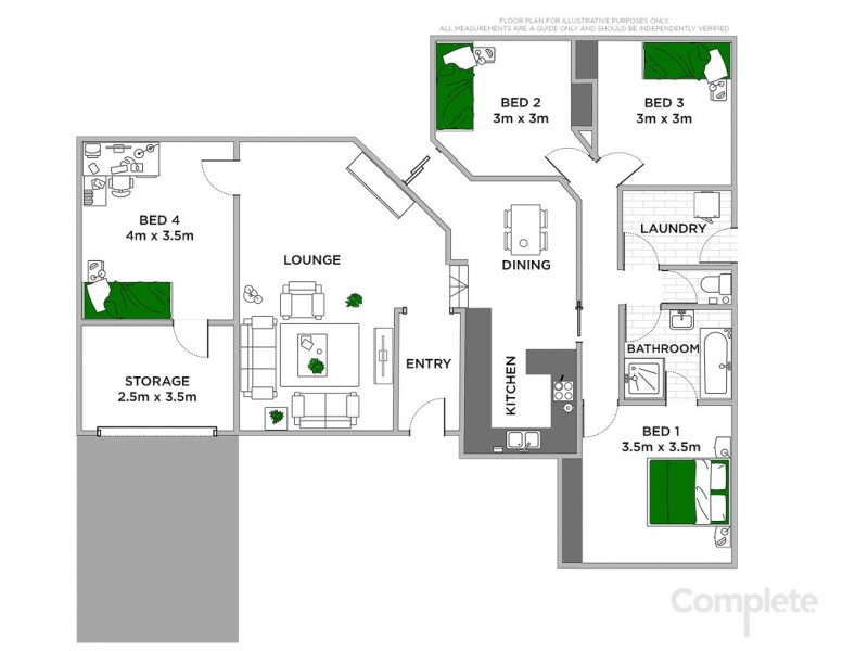 33 SHALAMAR CRESCENT, Mount Gambier SA 5290 Floorplan