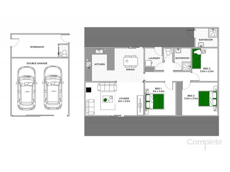 134 LOWER NELSON ROAD, Port Macdonnell SA 5291 Floorplan