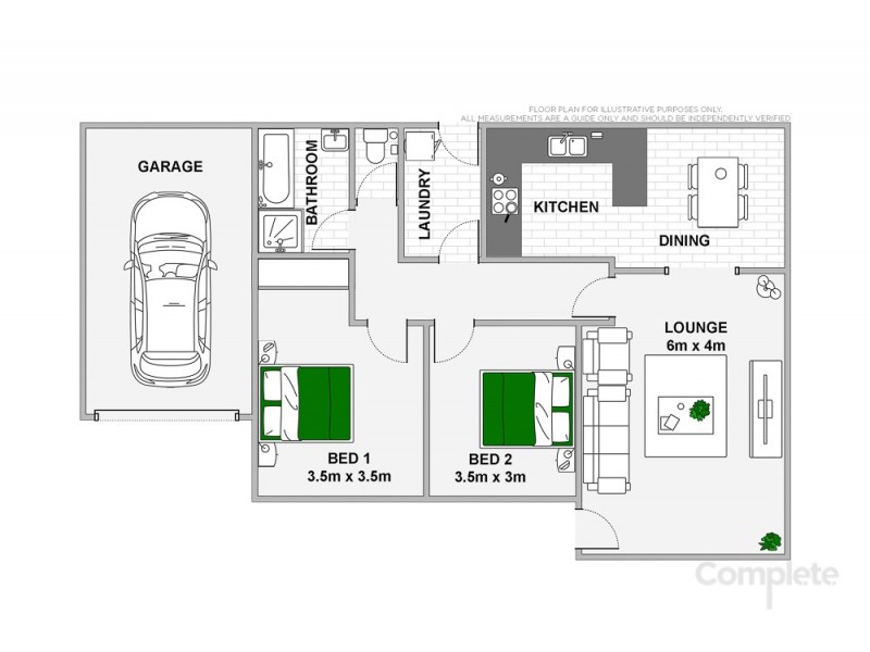 2/9 LINDSAY STREET, Mount Gambier SA 5290 Floorplan