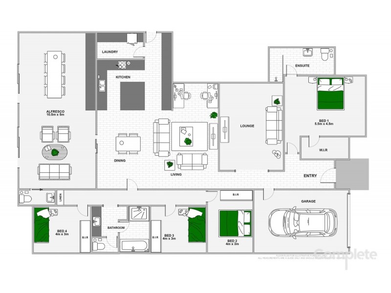 7 EYRE COURT, Mount Gambier SA 5290 Floorplan
