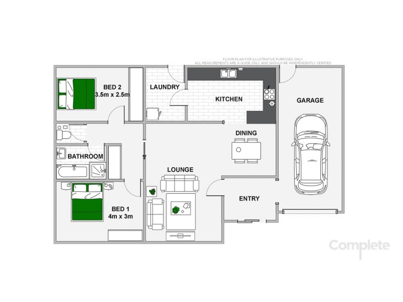 6/46 BROWNES ROAD, Mount Gambier SA 5290 Floorplan