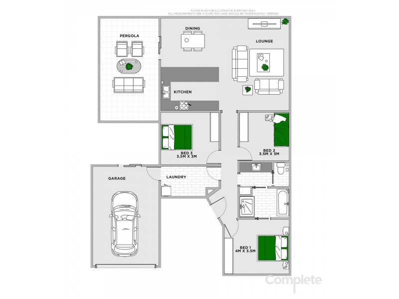 21 QUEENS COURT, Mount Gambier SA 5290 Floorplan