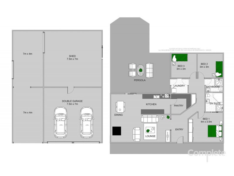 2 BILL JAMES COURT, Compton SA 5291 Floorplan