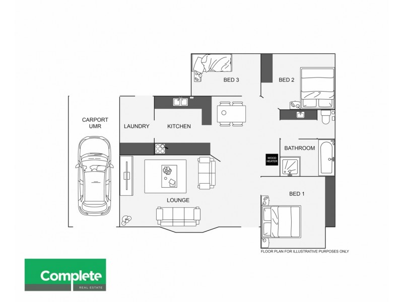 1/17 Elle Court, Mount Gambier SA 5290 Floorplan