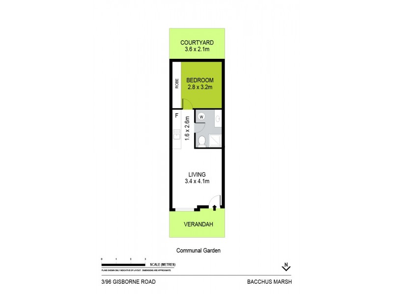 Unit 3/96  Gisborne Road,, Bacchus Marsh VIC 3340 Floorplan
