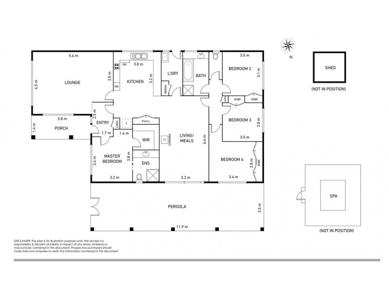 4 Tyntynder Close, Berwick VIC 3806 Floorplan