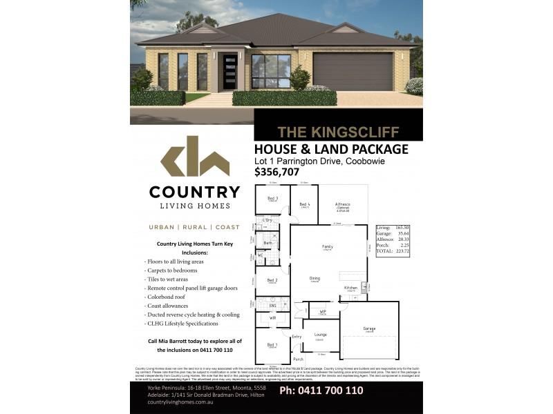 Lot 1, 4, 5,  Parrington Drive, Rattley Drive, Coobowie SA 5583