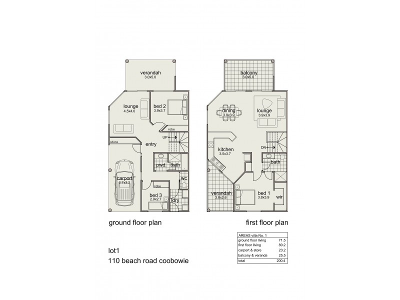 1/Lot 20, 110 Beach Road,, Coobowie SA 5583 Floorplan