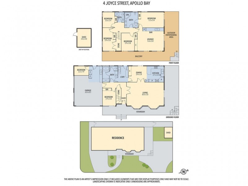 4 Joyce Street, Apollo Bay VIC 3233 Floorplan