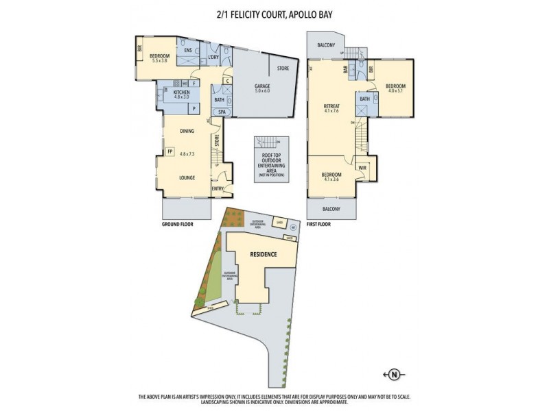 2/1 Felicity Court, Apollo Bay VIC 3233 Floorplan