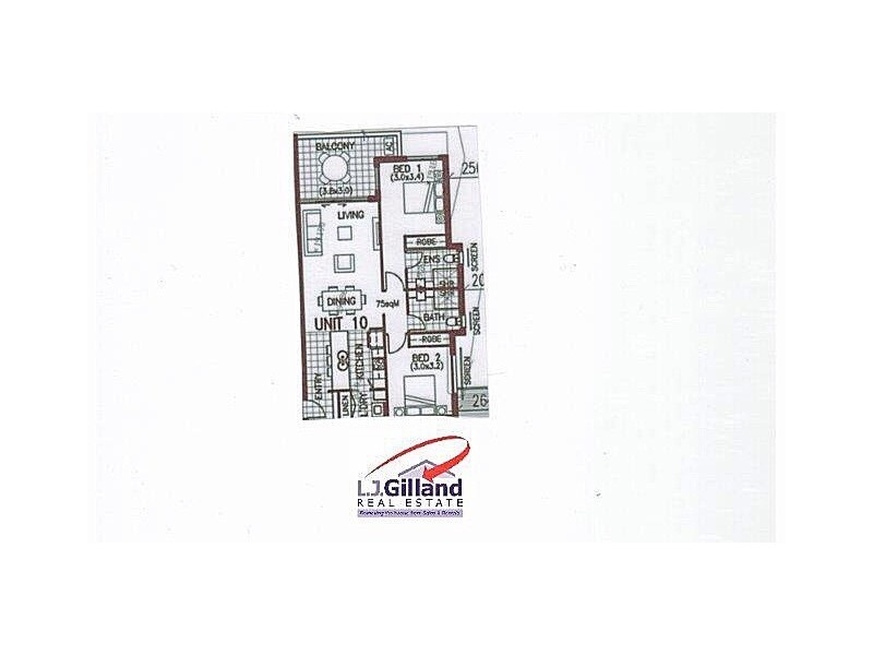 10/30 Jordan Street, Greenslopes QLD 4120 Floorplan