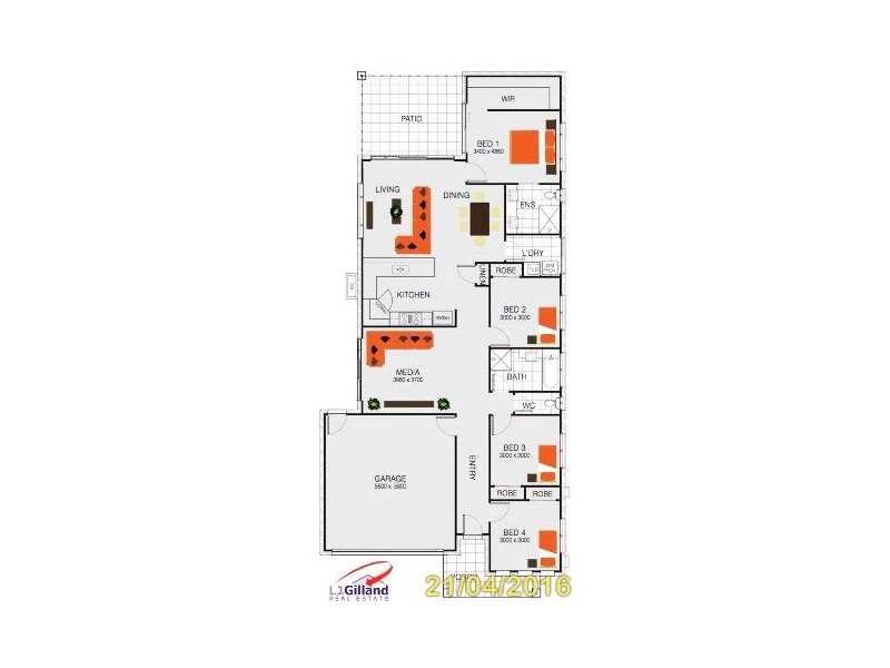 22 Sarabah Street, North Lakes QLD 4509 Floorplan