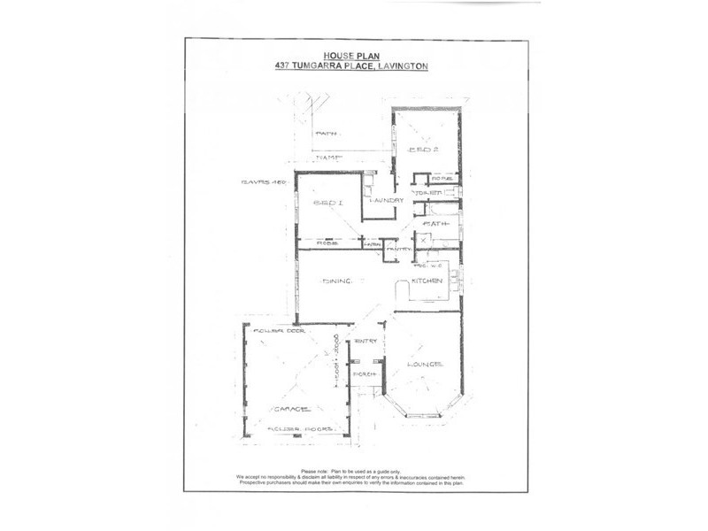 437 Tumgarra Place, Lavington NSW 2641 Floorplan