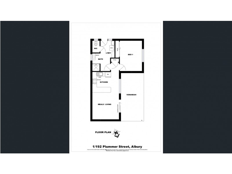 1/192 Plummer Street, South Albury NSW 2640 Floorplan