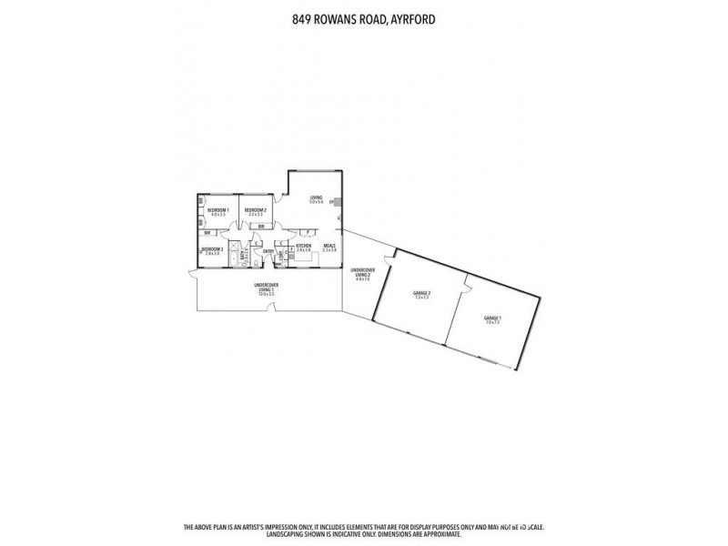849 Rowans Road, Nullawarre VIC 3268 Floorplan