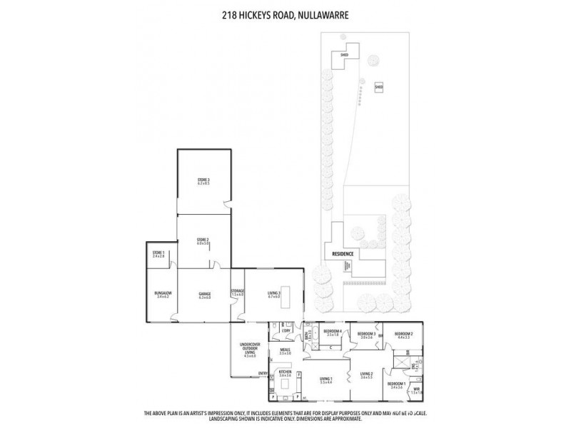 218 Hickeys Road, Nullawarre VIC 3268 Floorplan