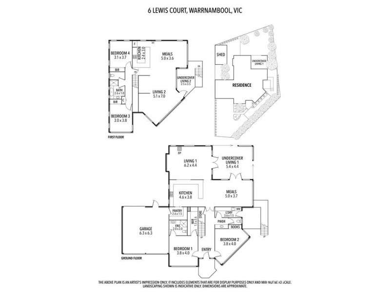 6 Lewis Court, Warrnambool VIC 3280 Floorplan