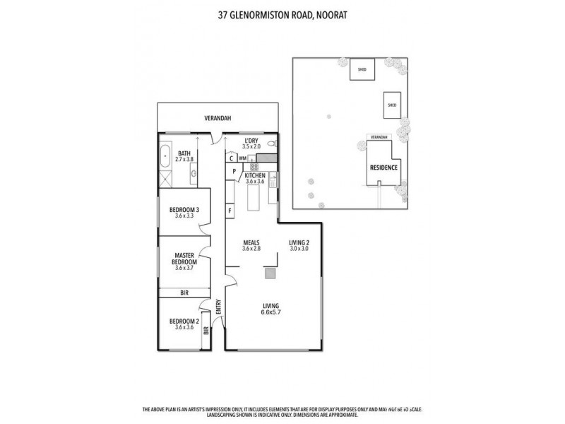 37 Glenormiston Road, Noorat VIC 3265 Floorplan