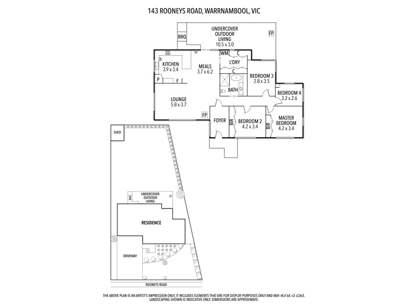 143 Rooneys Road, Warrnambool VIC 3280 Floorplan