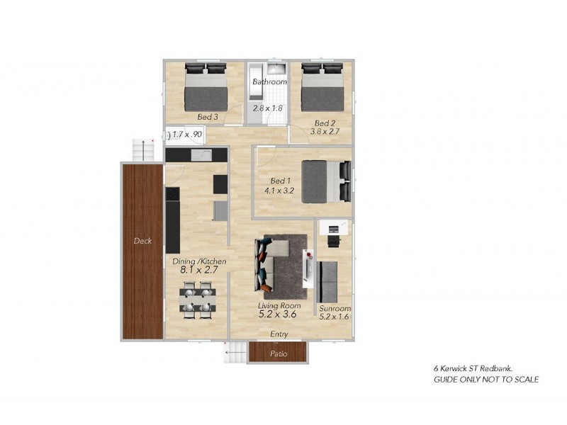 6 KERWICK STREET, Redbank QLD 4301 Floorplan
