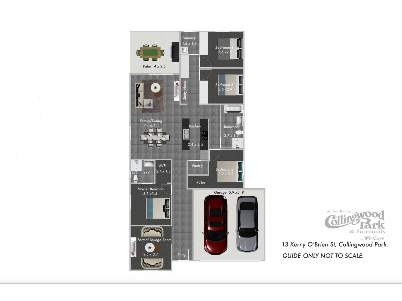 13 KERRY O’BRIEN STREET, Collingwood Park QLD 4301 Floorplan