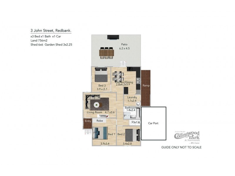 3 JOHN STREET, Redbank QLD 4301 Floorplan