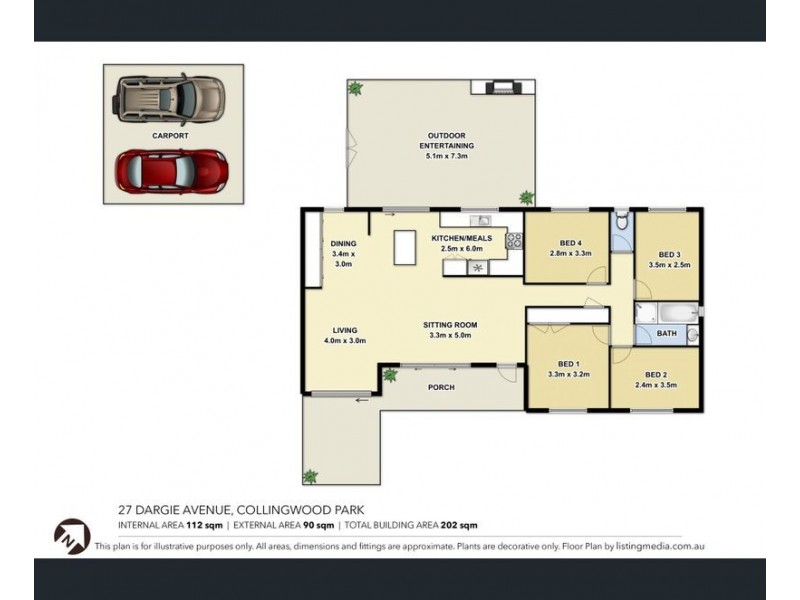 27 DARGIE AVENUE, Collingwood Park QLD 4301 Floorplan
