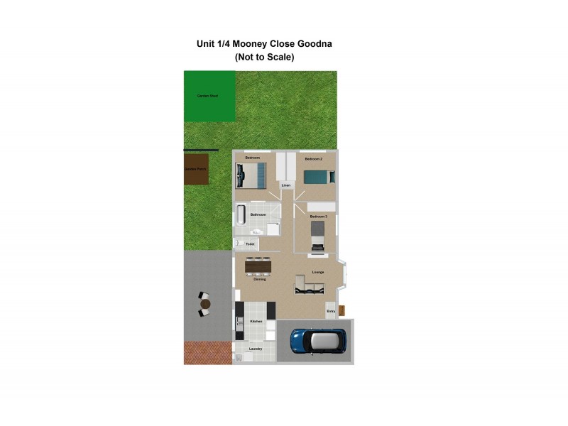 1/4 Mooney Close, Goodna QLD 4300 Floorplan