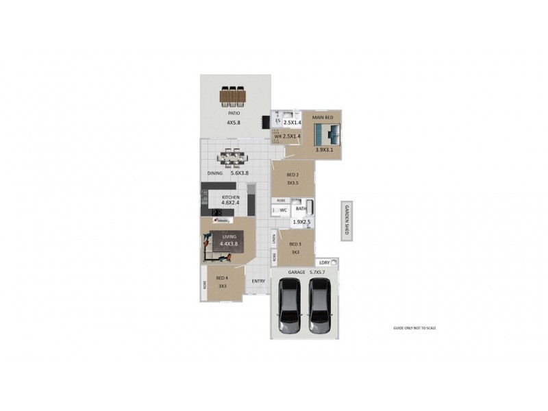 1 Donohue Court, Collingwood Park QLD 4301 Floorplan